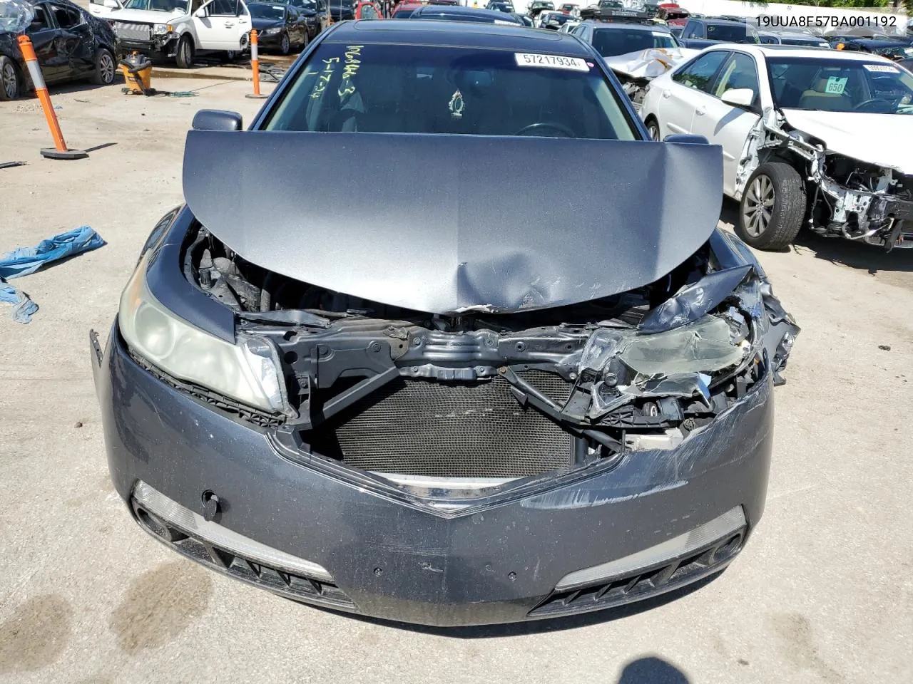 19UUA8F57BA001192 2011 Acura Tl