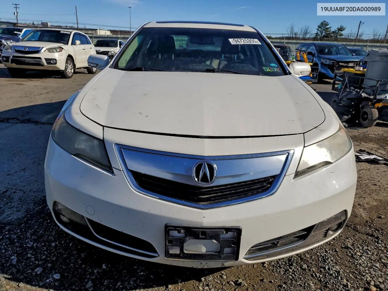 19UUA8F20DA000989 2013 Acura Tl