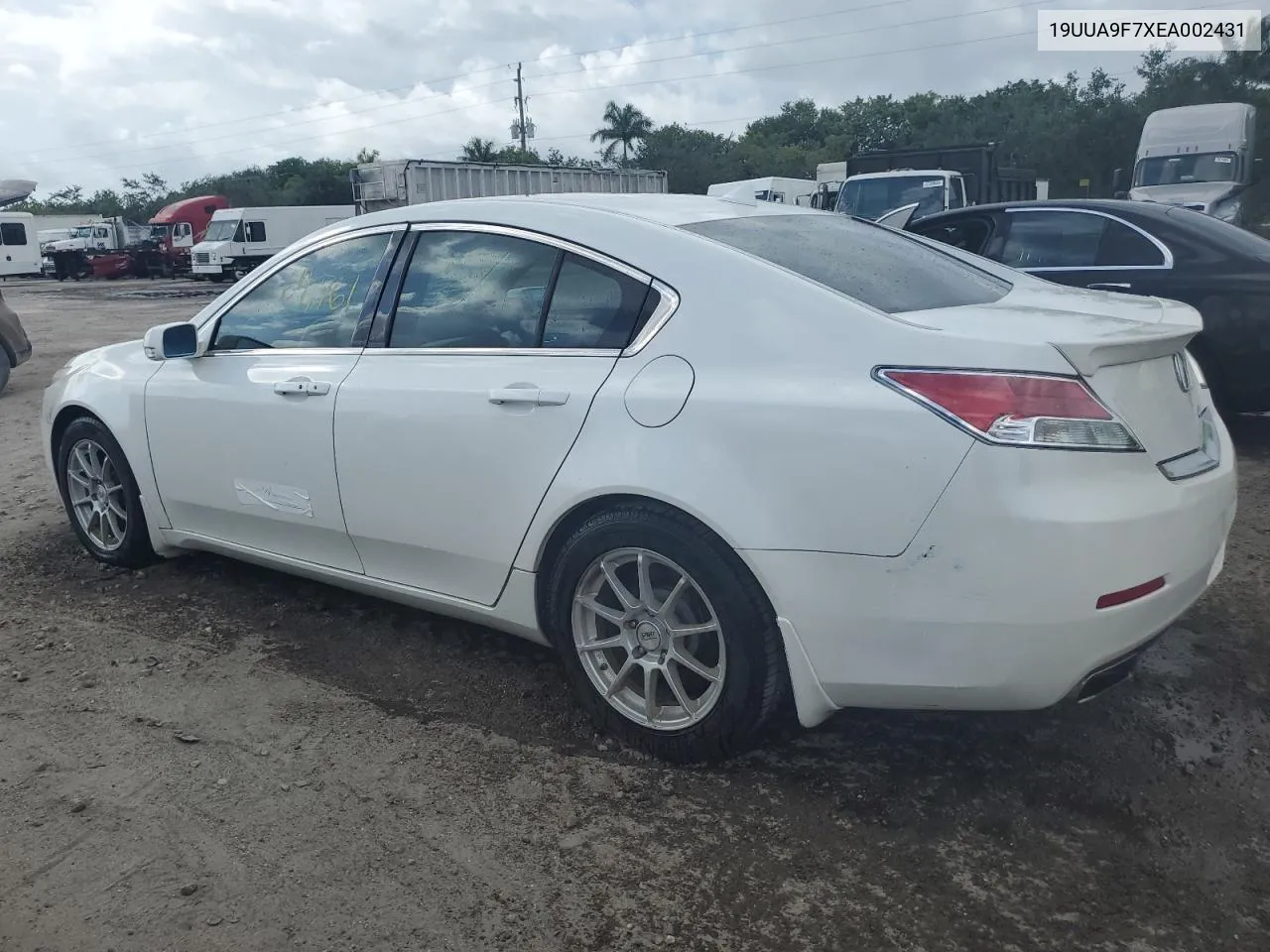 19UUA9F7XEA002431 2014 Acura Tl Advance