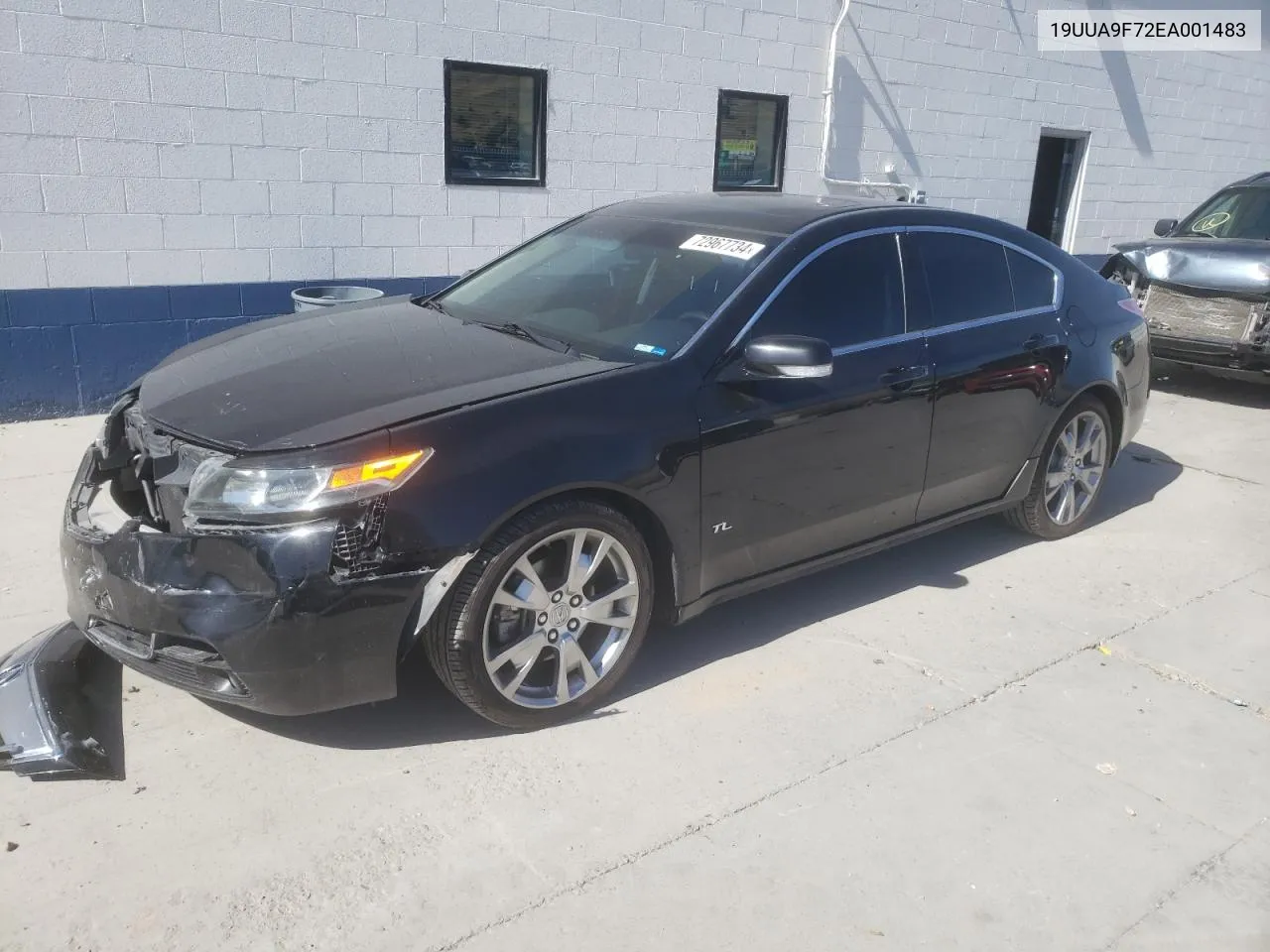 19UUA9F72EA001483 2014 Acura Tl Advance