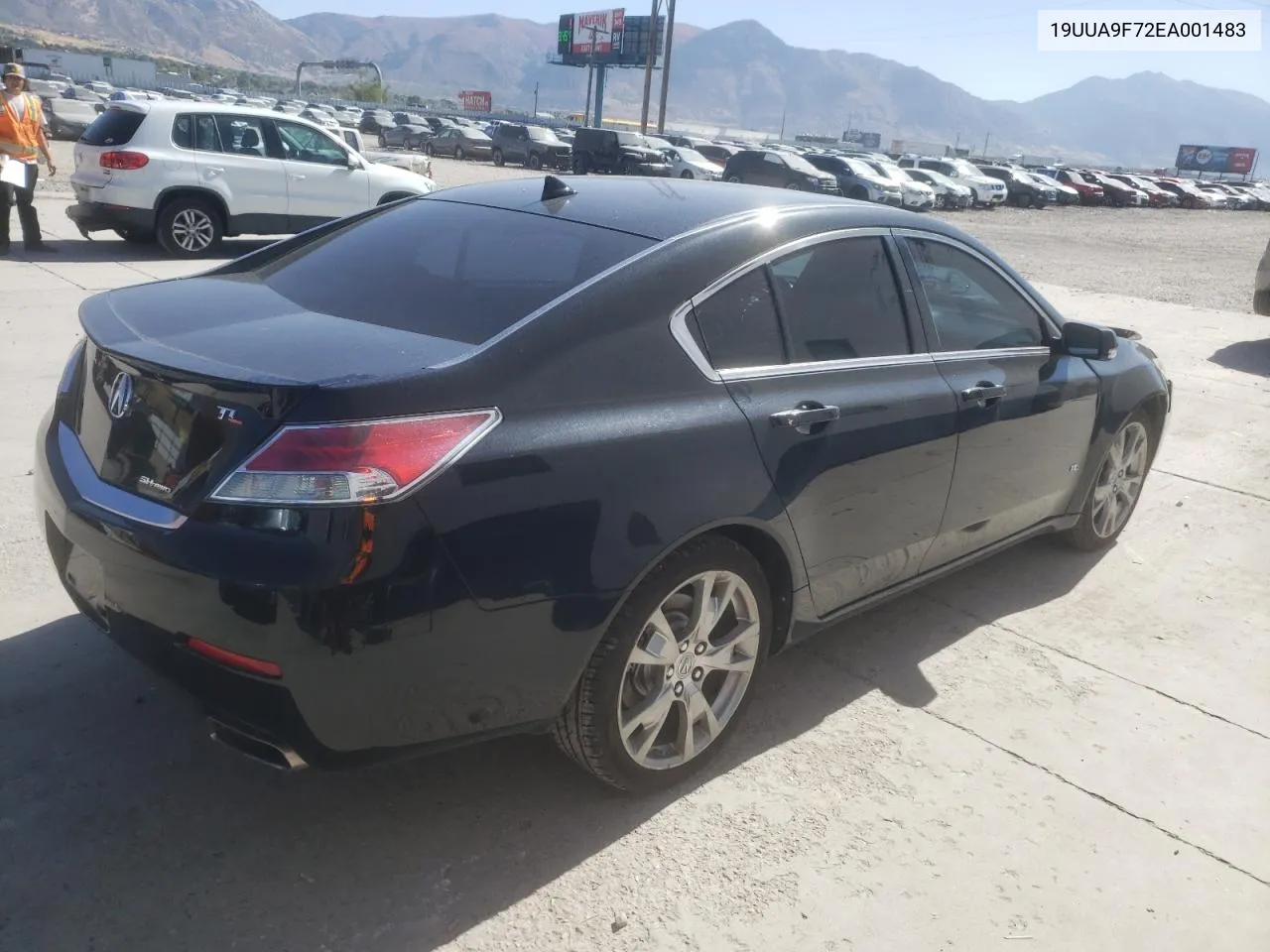 19UUA9F72EA001483 2014 Acura Tl Advance