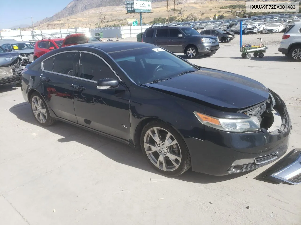 19UUA9F72EA001483 2014 Acura Tl Advance