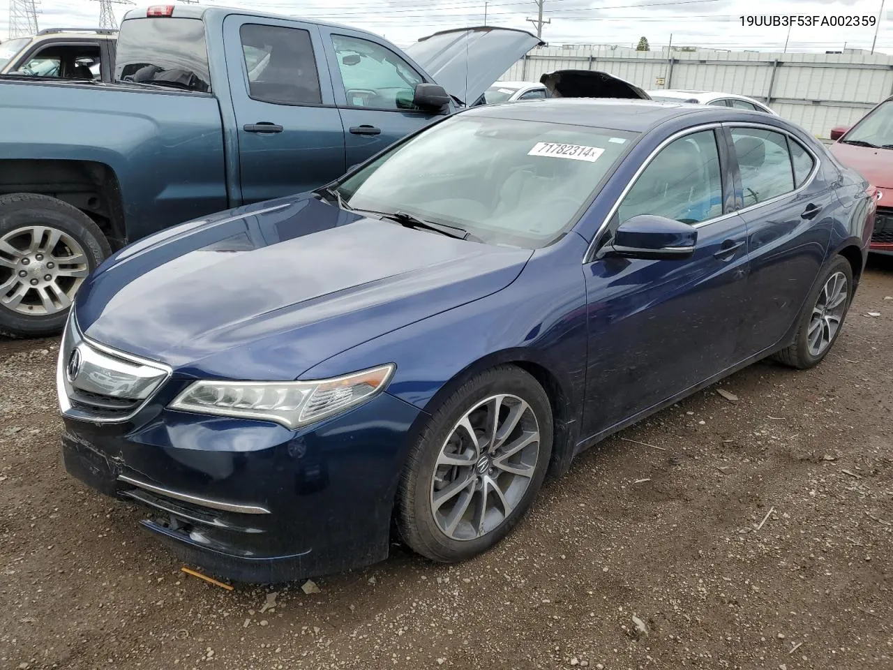 19UUB3F53FA002359 2015 Acura Tlx Tech