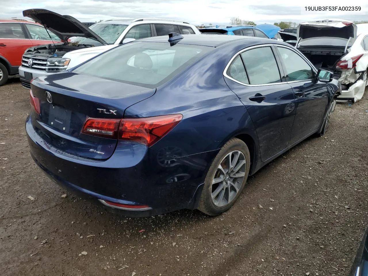 19UUB3F53FA002359 2015 Acura Tlx Tech