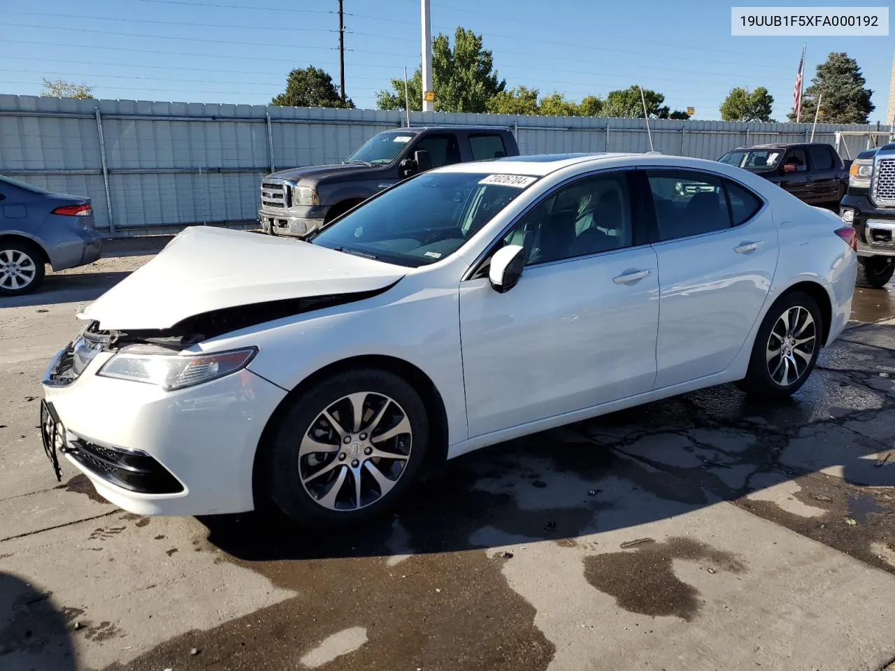 19UUB1F5XFA000192 2015 Acura Tlx Tech