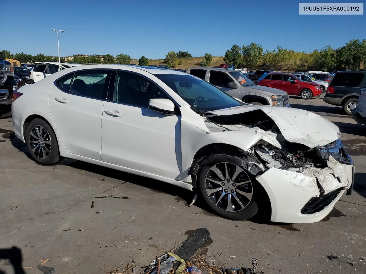 19UUB1F5XFA000192 2015 Acura Tlx Tech