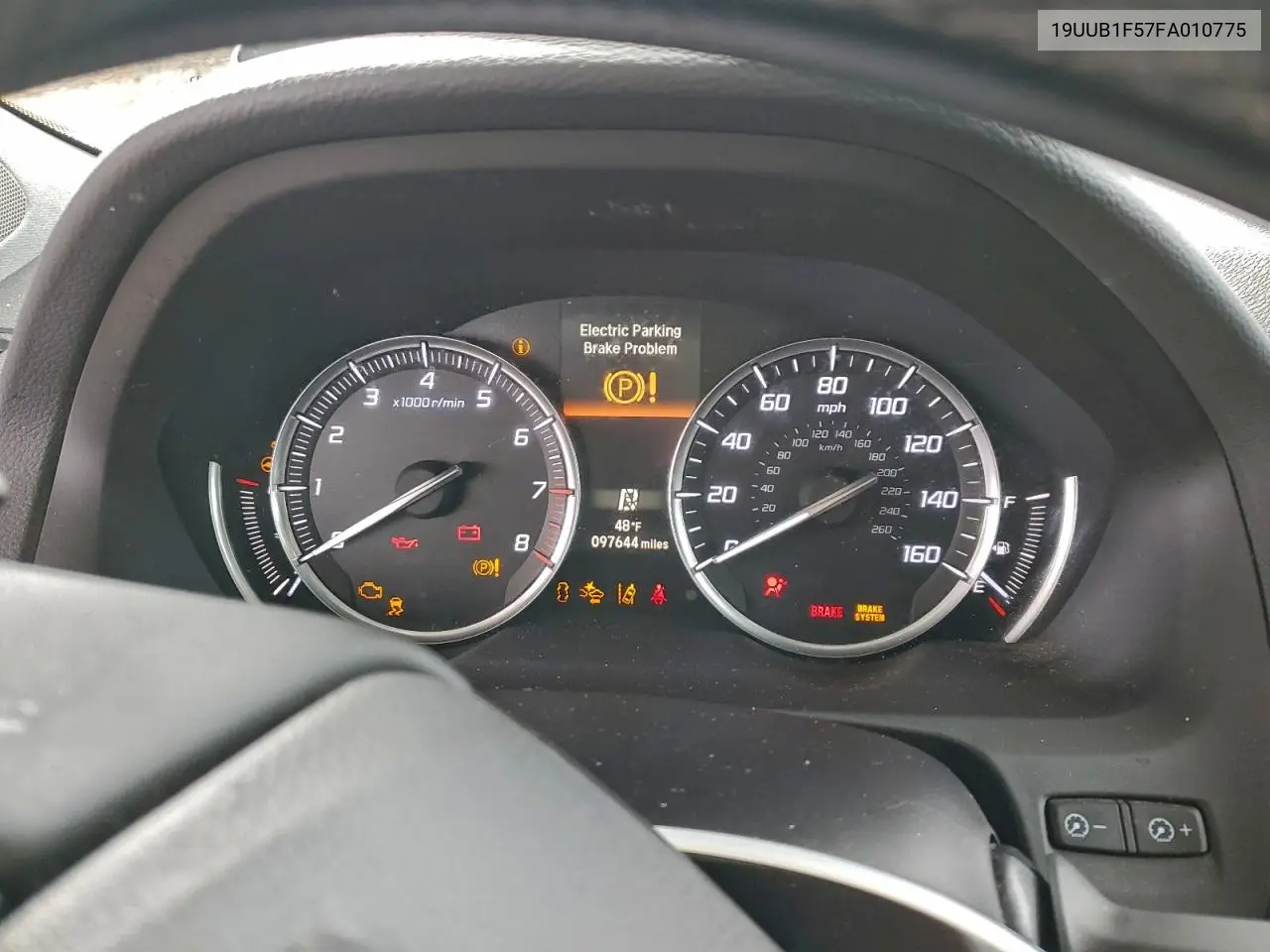 19UUB1F57FA010775 2015 Acura Tlx Tech