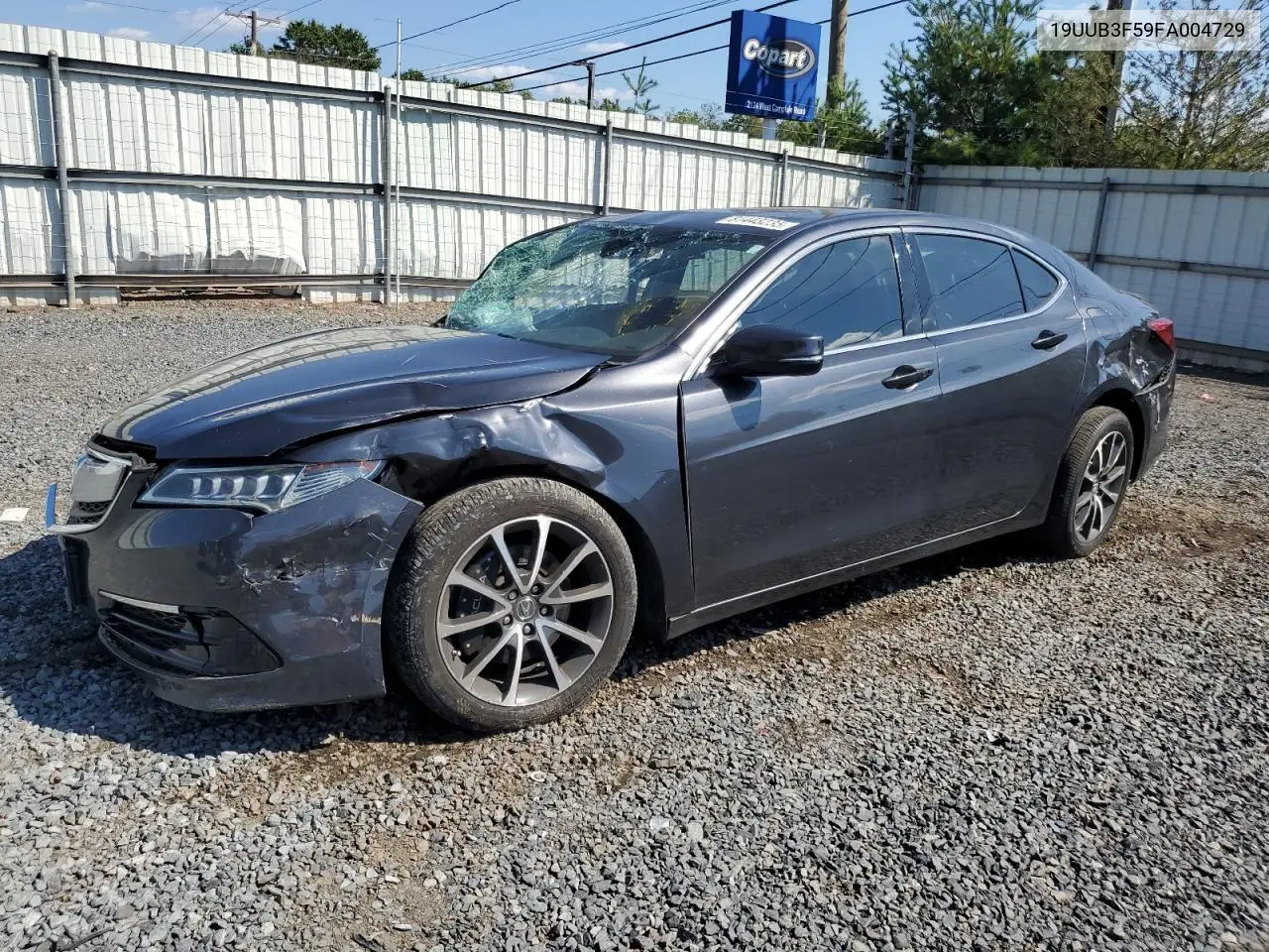 19UUB3F59FA004729 2015 Acura Tlx Tech