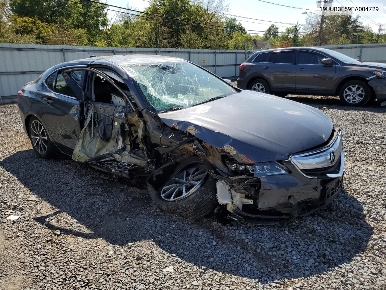19UUB3F59FA004729 2015 Acura Tlx Tech
