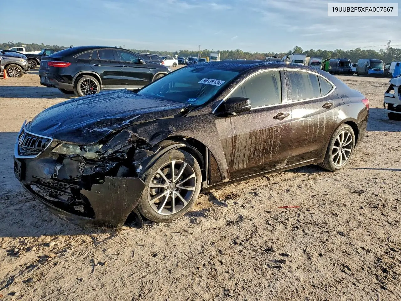 19UUB2F5XFA007567 2015 Acura Tlx Tech