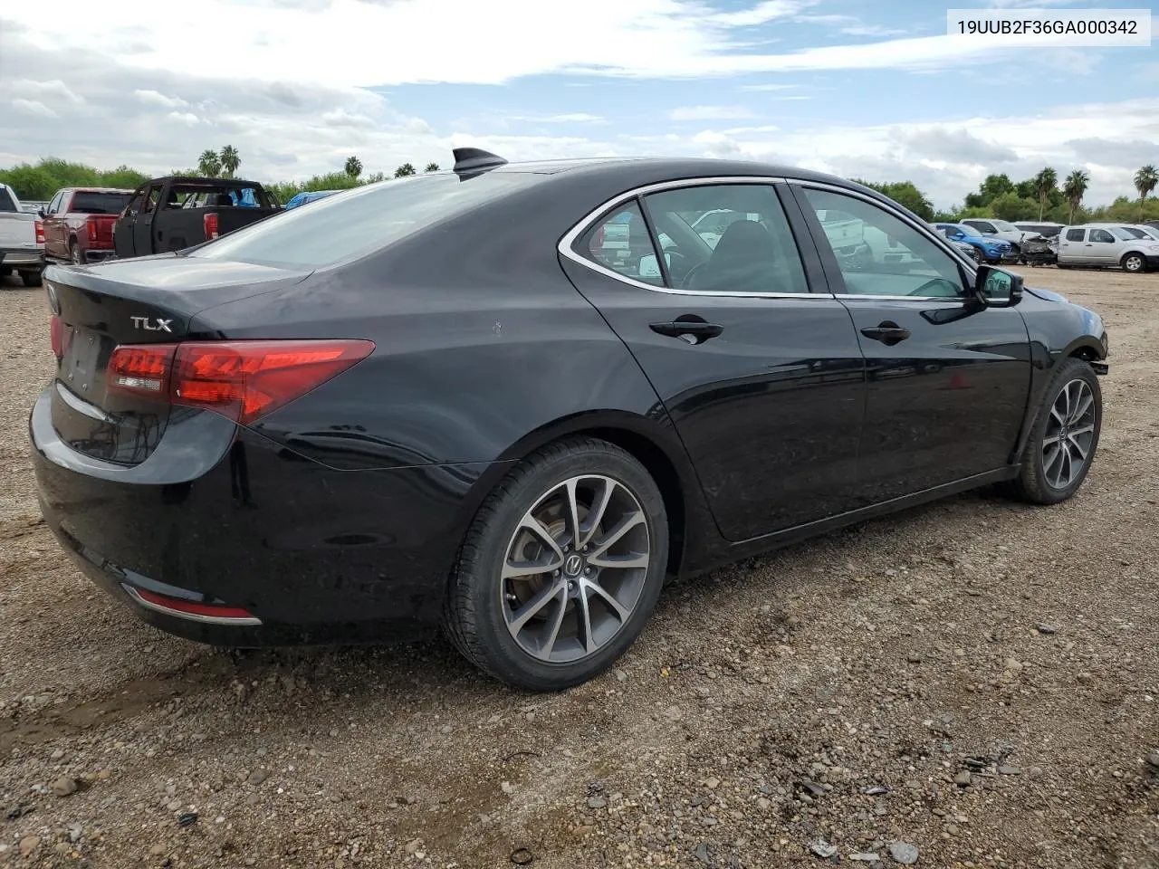 19UUB2F36GA000342 2016 Acura Tlx