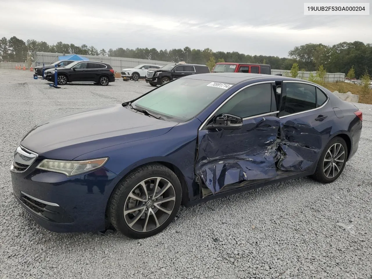 19UUB2F53GA000204 2016 Acura Tlx Tech