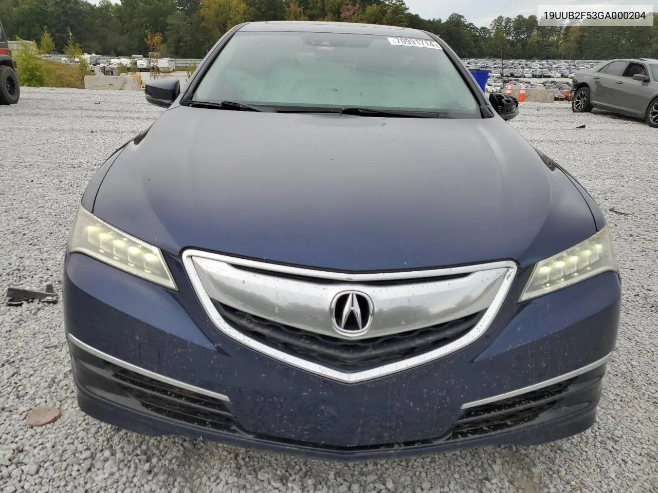 19UUB2F53GA000204 2016 Acura Tlx Tech