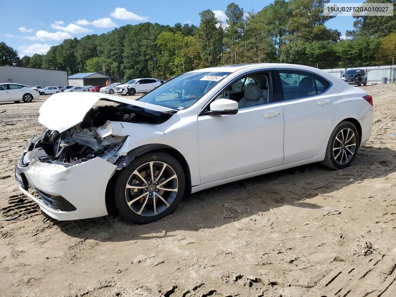 19UUB2F52GA010027 2016 Acura Tlx Tech