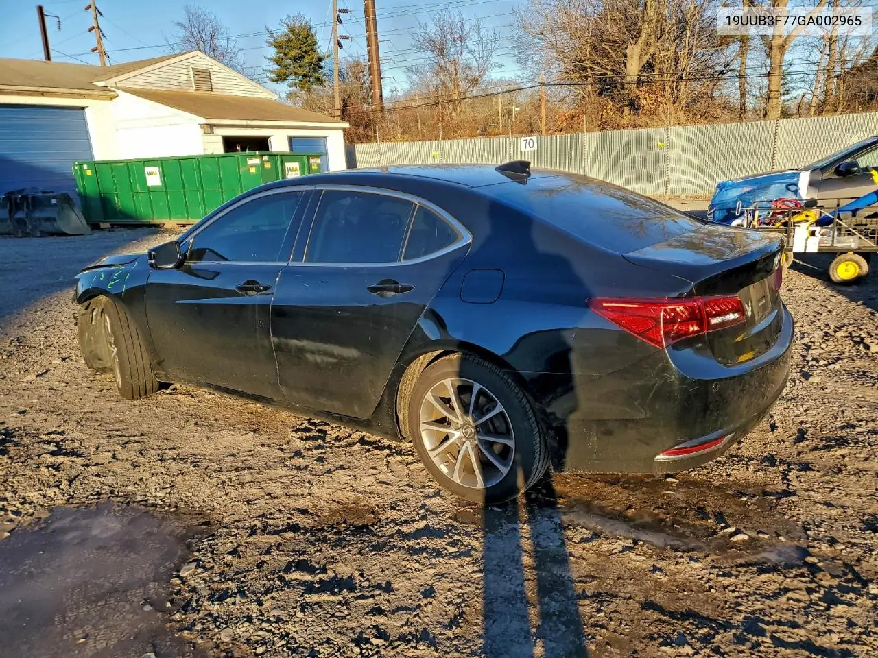 19UUB3F77GA002965 2016 Acura Tlx Advance