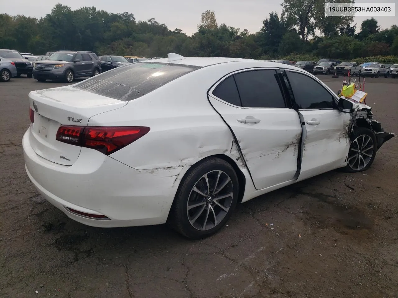 19UUB3F53HA003403 2017 Acura Tlx Tech