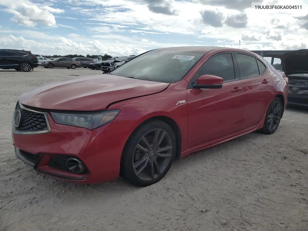 19UUB3F60KA004511 2019 Acura Tlx Technology