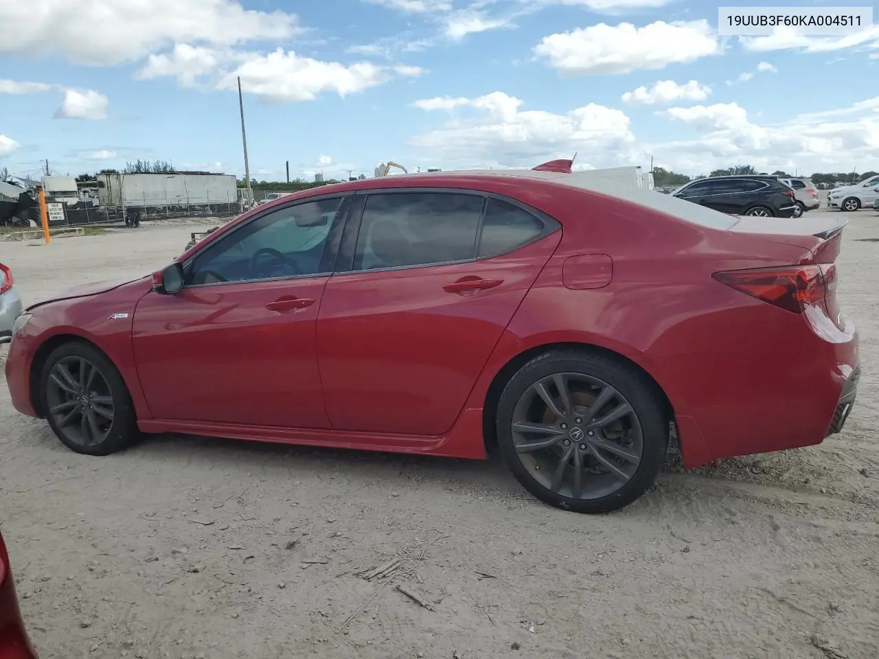 19UUB3F60KA004511 2019 Acura Tlx Technology
