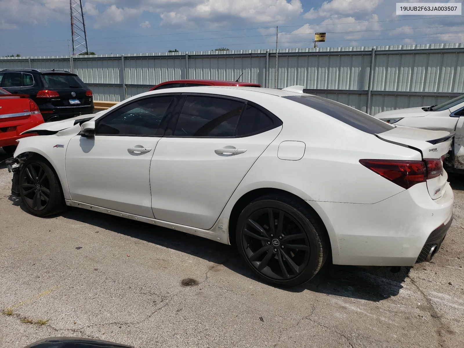 19UUB2F63JA003507 2018 Acura Tlx Tech+A