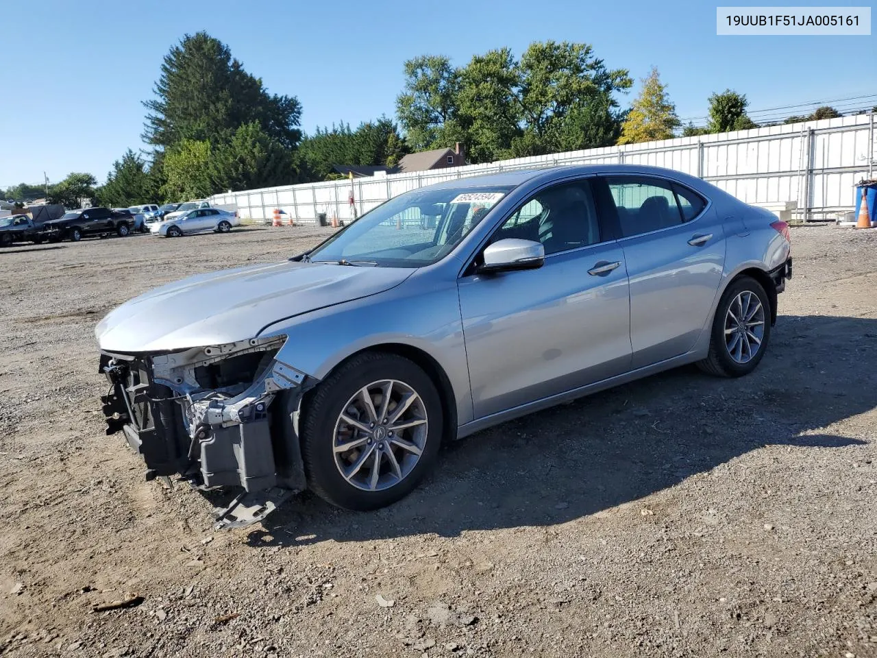 19UUB1F51JA005161 2018 Acura Tlx Tech