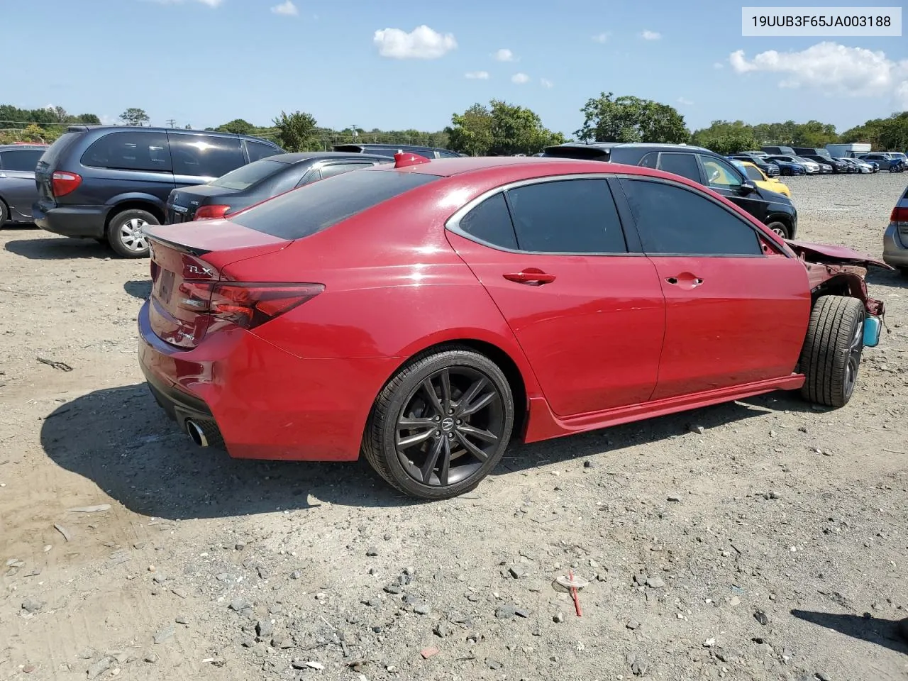 19UUB3F65JA003188 2018 Acura Tlx Tech+A