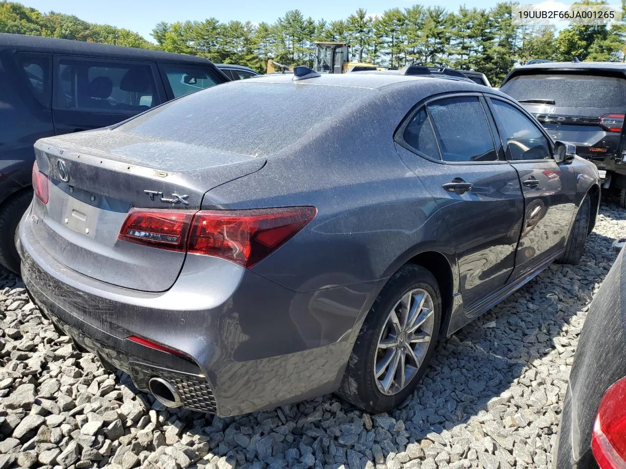 19UUB2F66JA001265 2018 Acura Tlx Tech+A