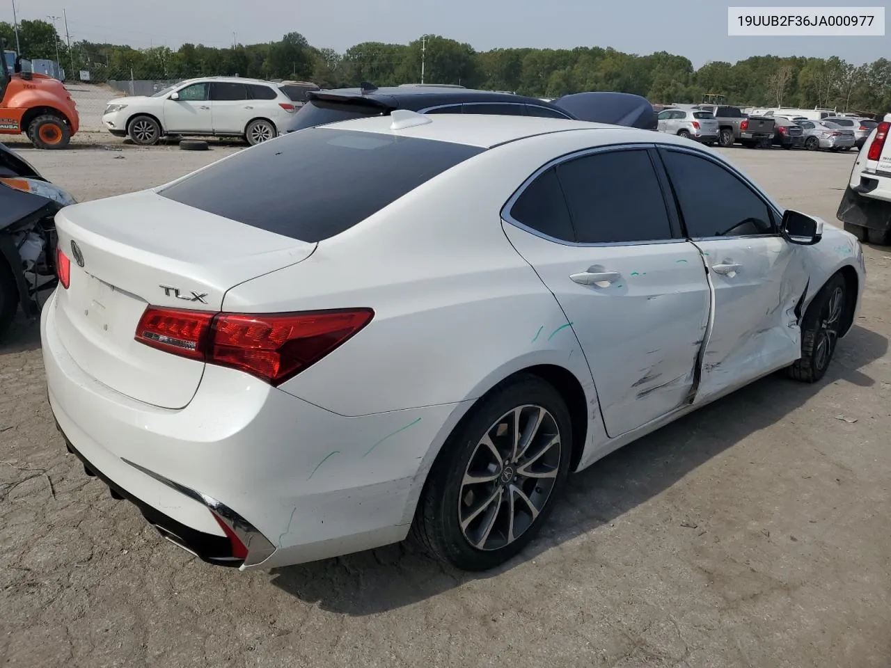 19UUB2F36JA000977 2018 Acura Tlx