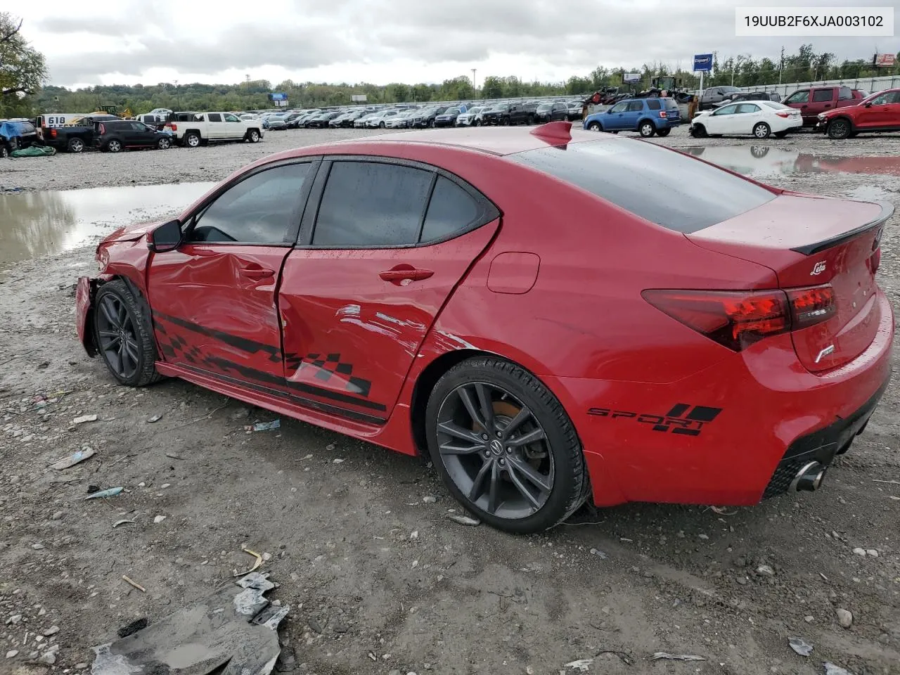 19UUB2F6XJA003102 2018 Acura Tlx Tech+A