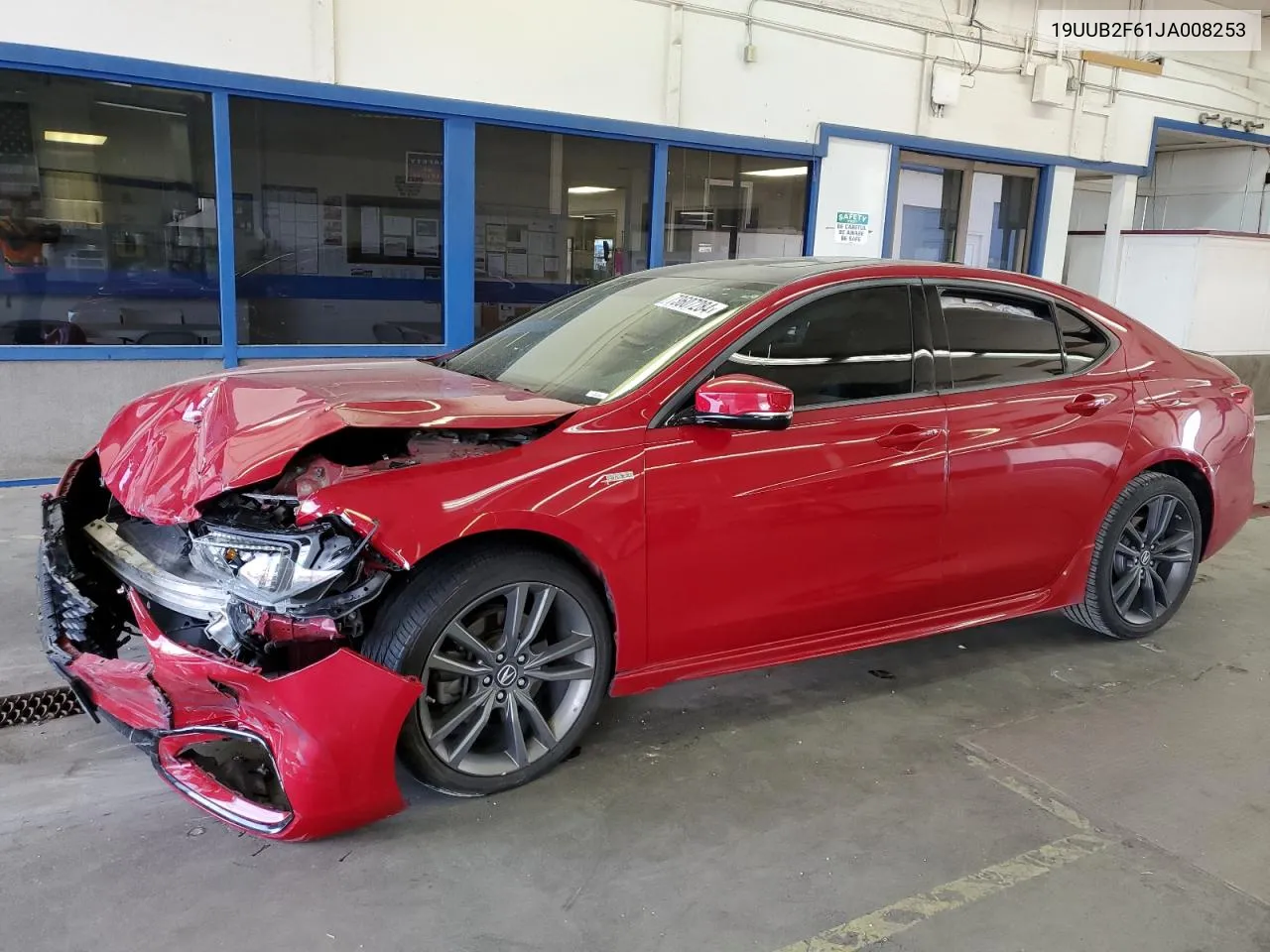 19UUB2F61JA008253 2018 Acura Tlx Tech+A