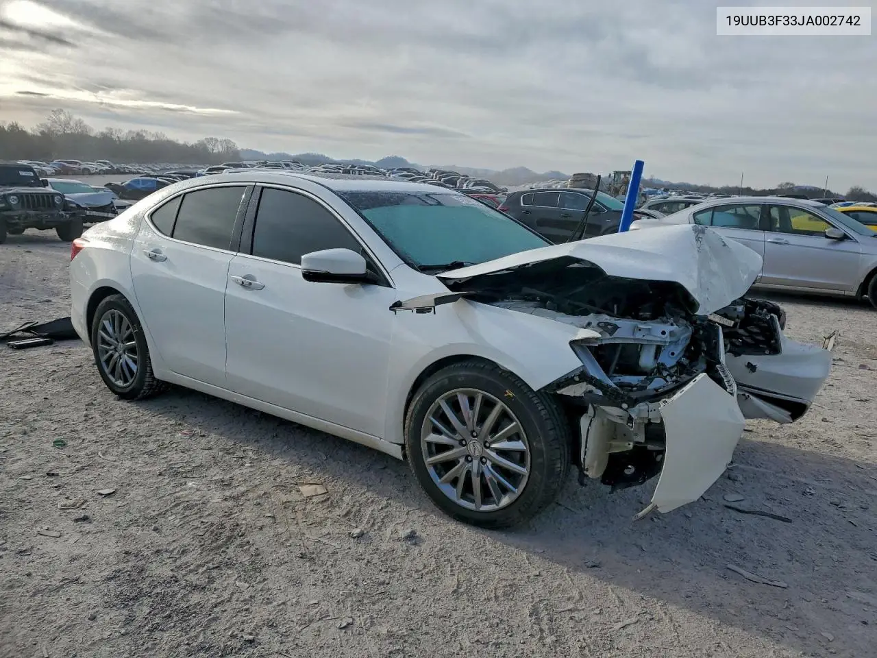 19UUB3F33JA002742 2018 Acura Tlx