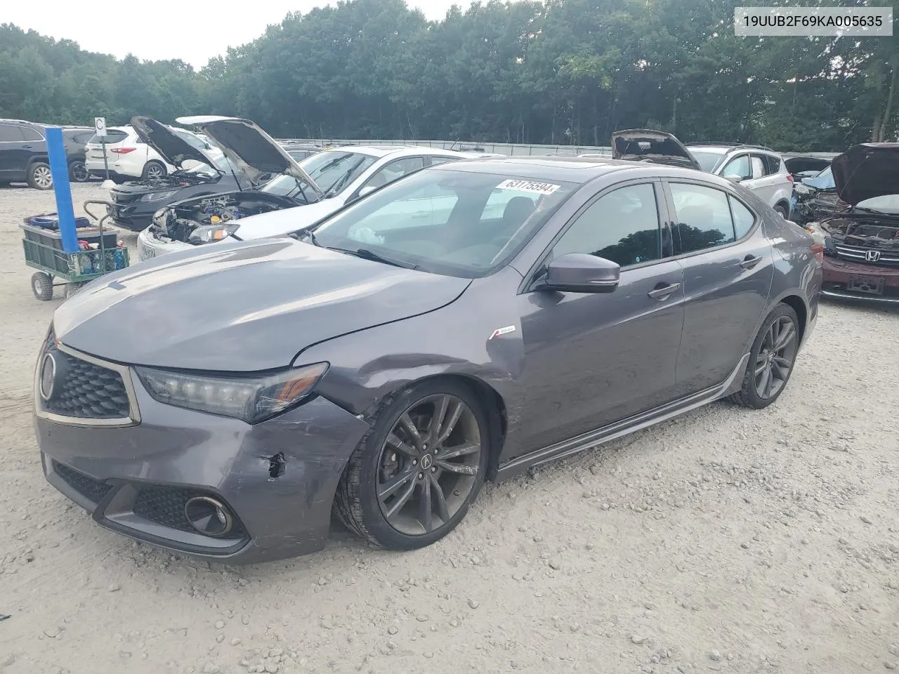 19UUB2F69KA005635 2019 Acura Tlx Technology