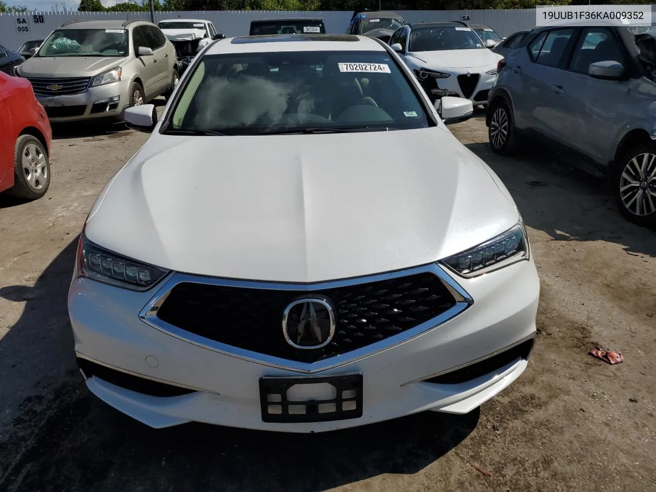 19UUB1F36KA009352 2019 Acura Tlx