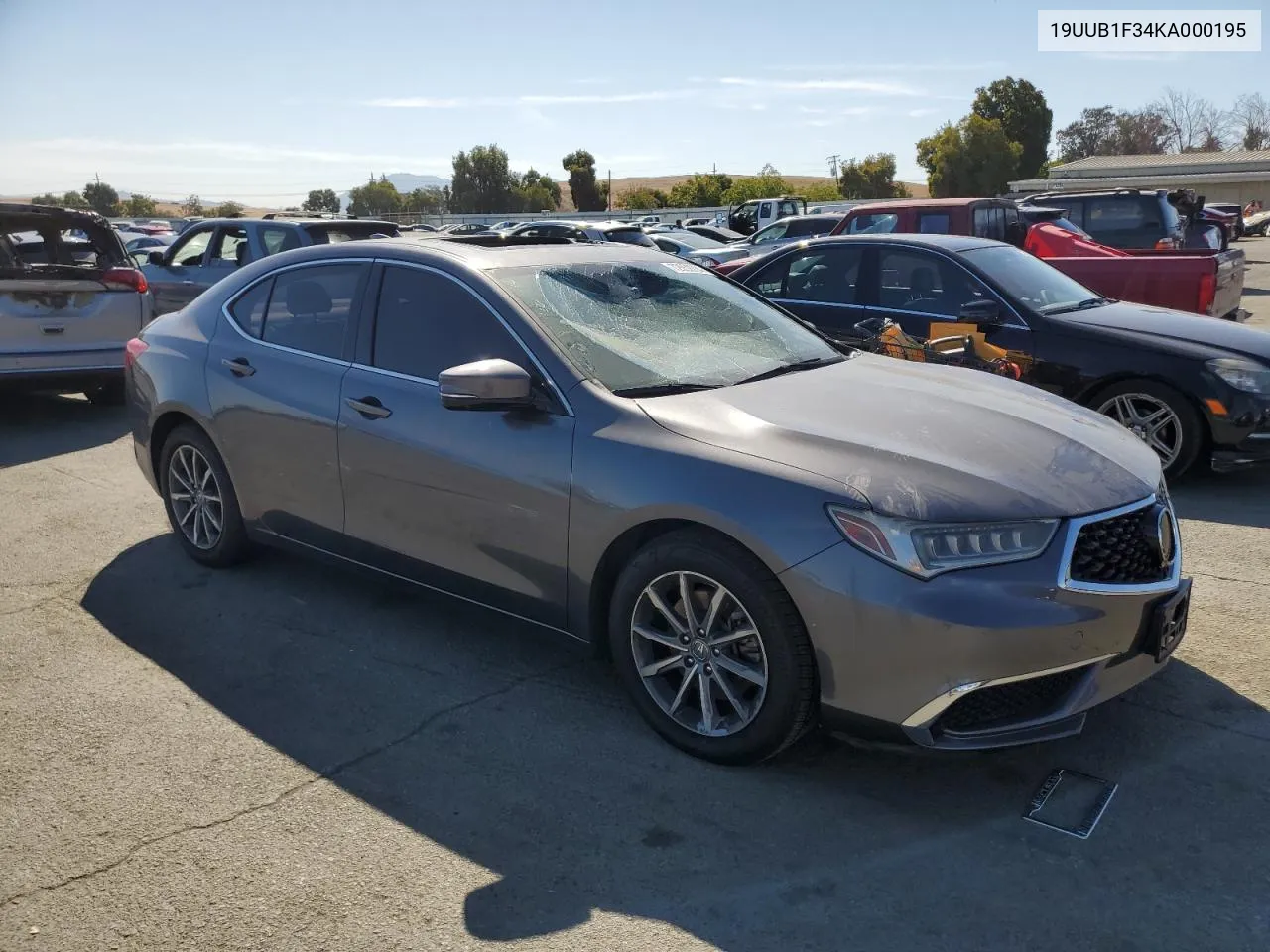 19UUB1F34KA000195 2019 Acura Tlx