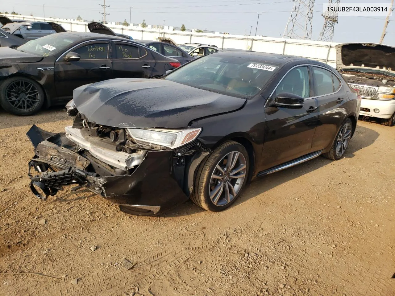 19UUB2F43LA003914 2020 Acura Tlx Technology