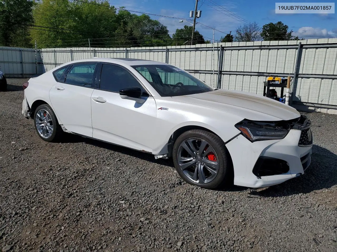 19UUB7F02MA001857 2021 Acura Tlx