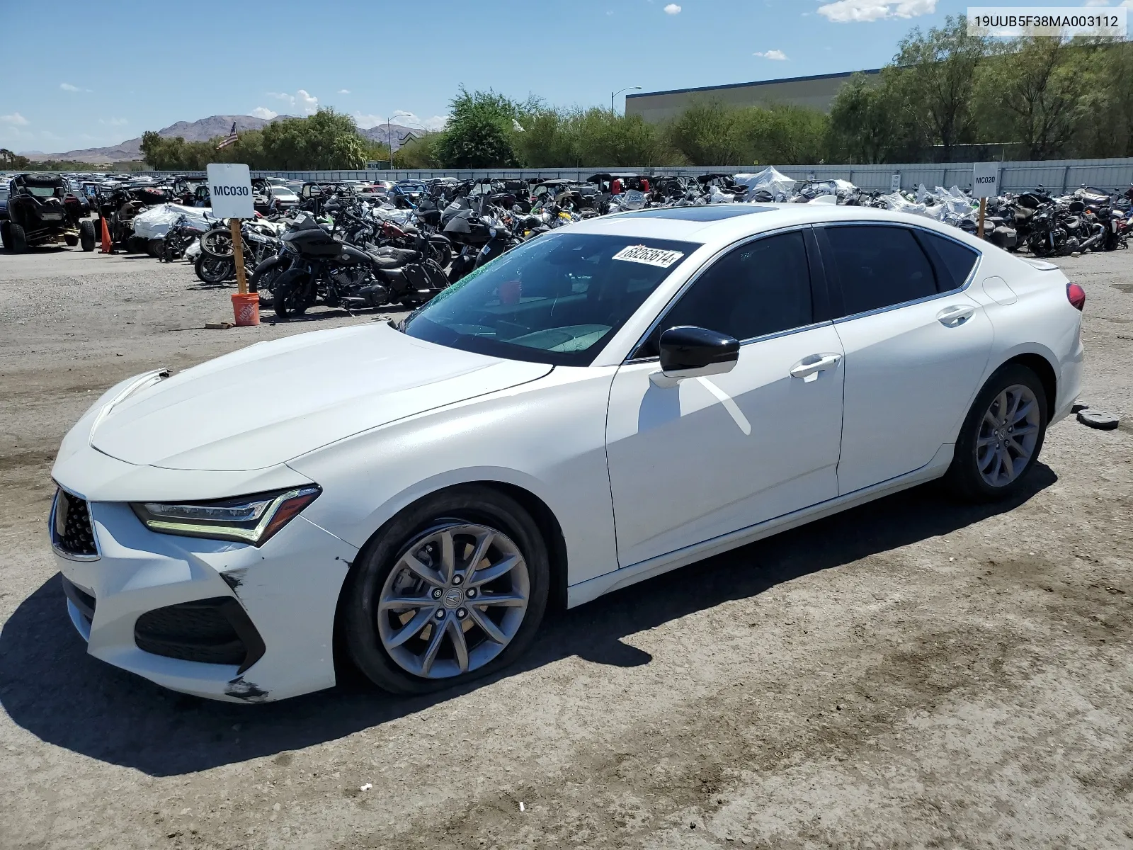 19UUB5F38MA003112 2021 Acura Tlx