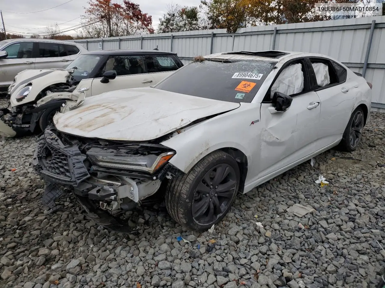 19UUB6F50MA010854 2021 Acura Tlx Tech A