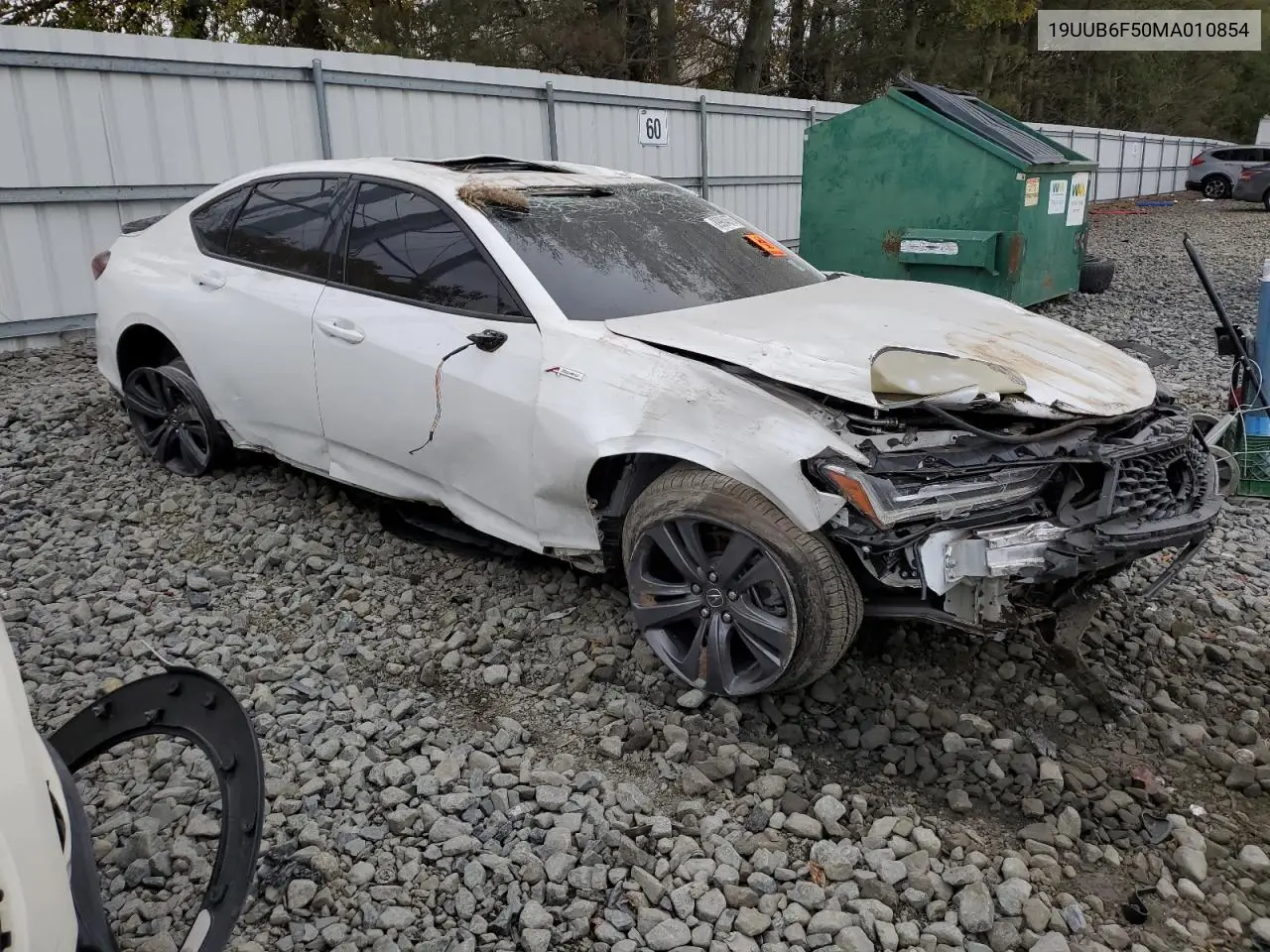 19UUB6F50MA010854 2021 Acura Tlx Tech A