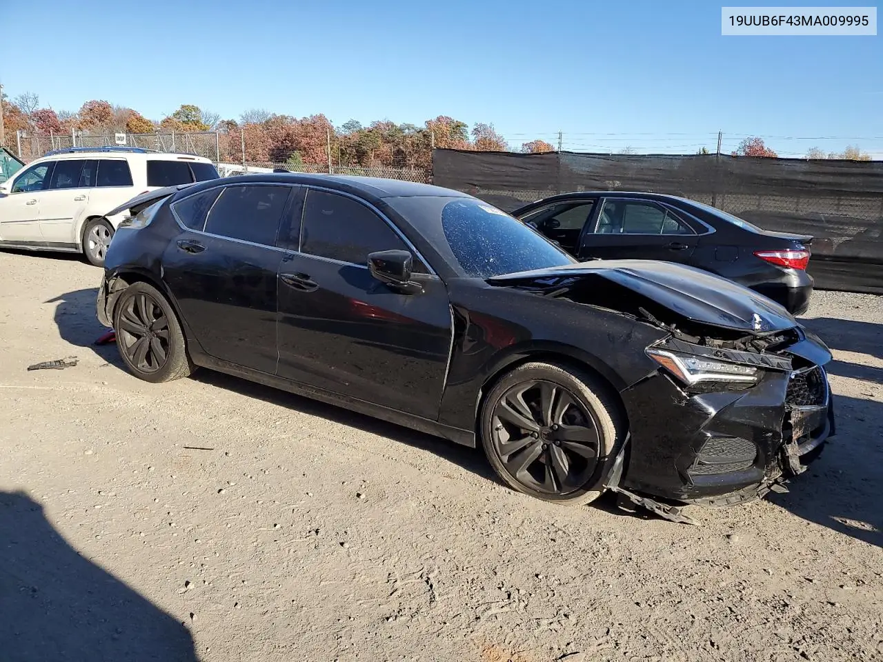 19UUB6F43MA009995 2021 Acura Tlx Technology
