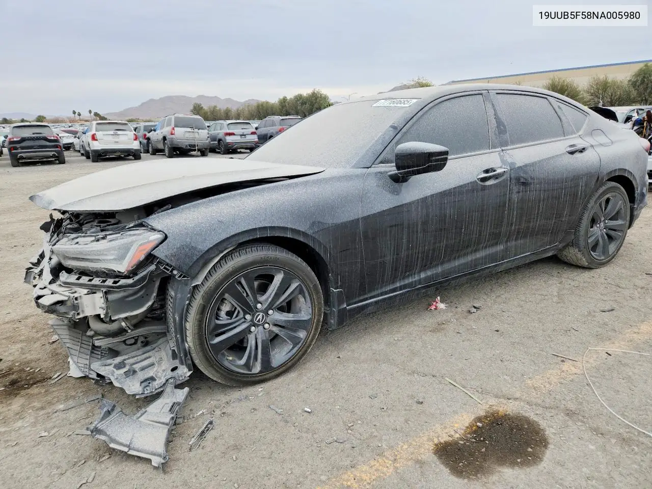 19UUB5F58NA005980 2022 Acura Tlx Tech A