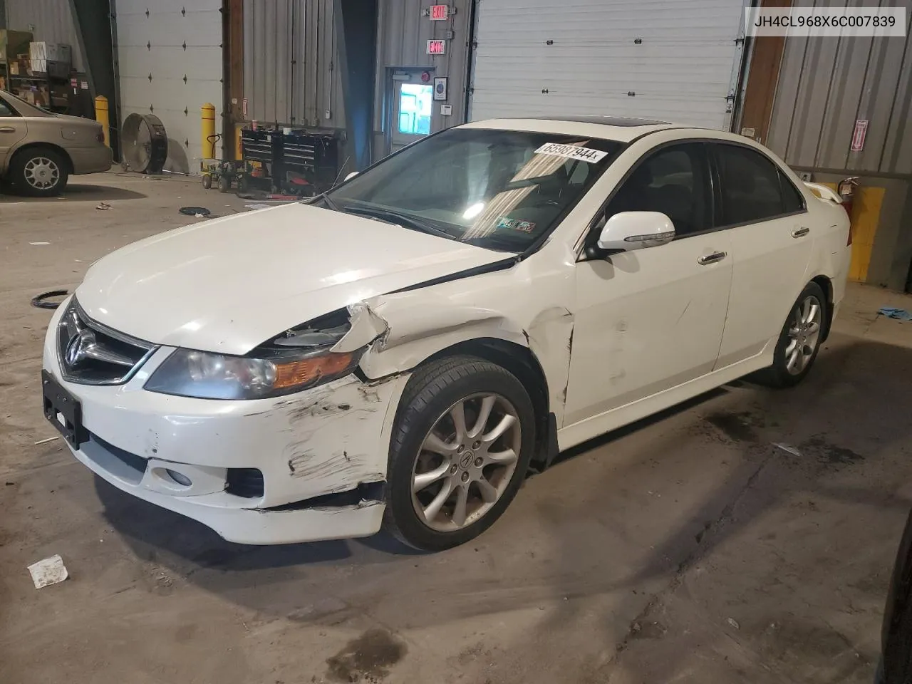 2006 Acura Tsx VIN: JH4CL968X6C007839 Lot: 65987944