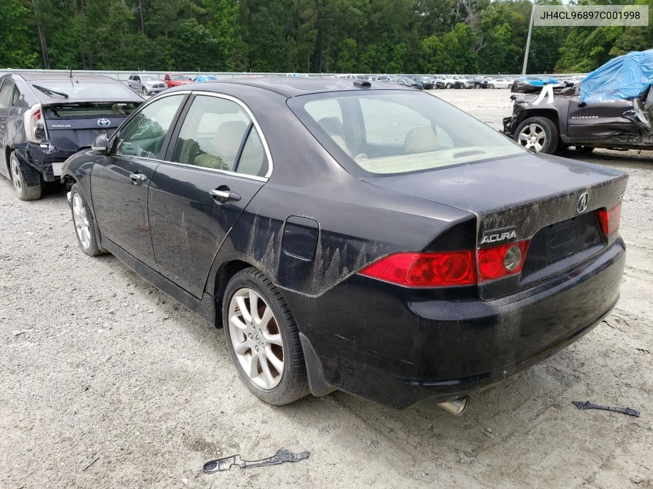 2007 Acura Tsx VIN: JH4CL96897C001998 Lot: 57126881