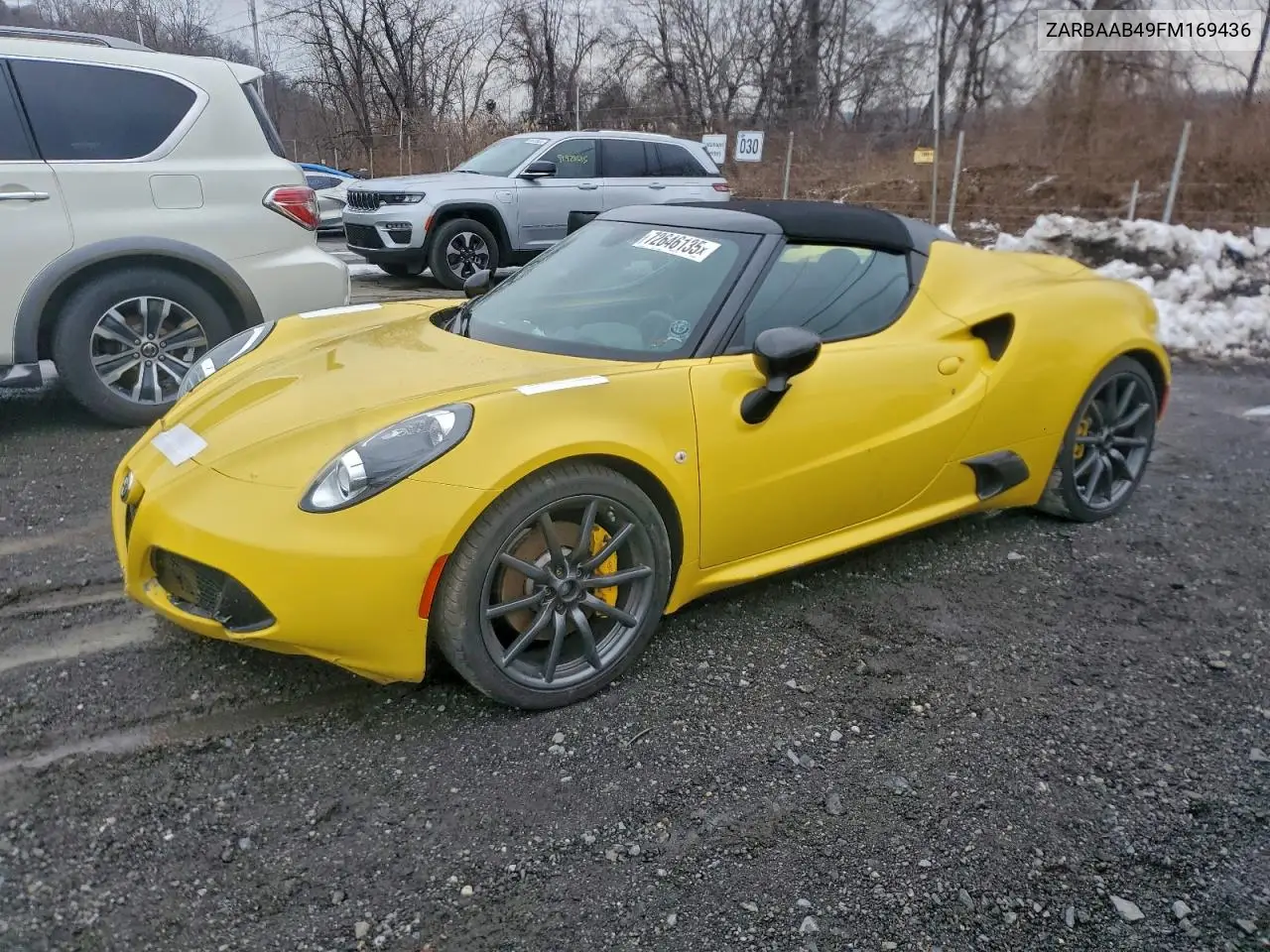 ZARBAAB49FM169436 2015 Alfa Romeo 4C Spider