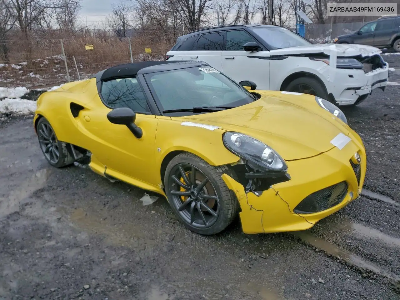ZARBAAB49FM169436 2015 Alfa Romeo 4C Spider