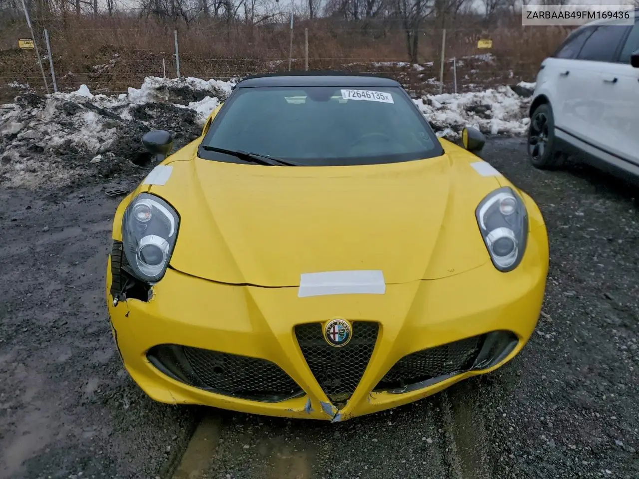 ZARBAAB49FM169436 2015 Alfa Romeo 4C Spider