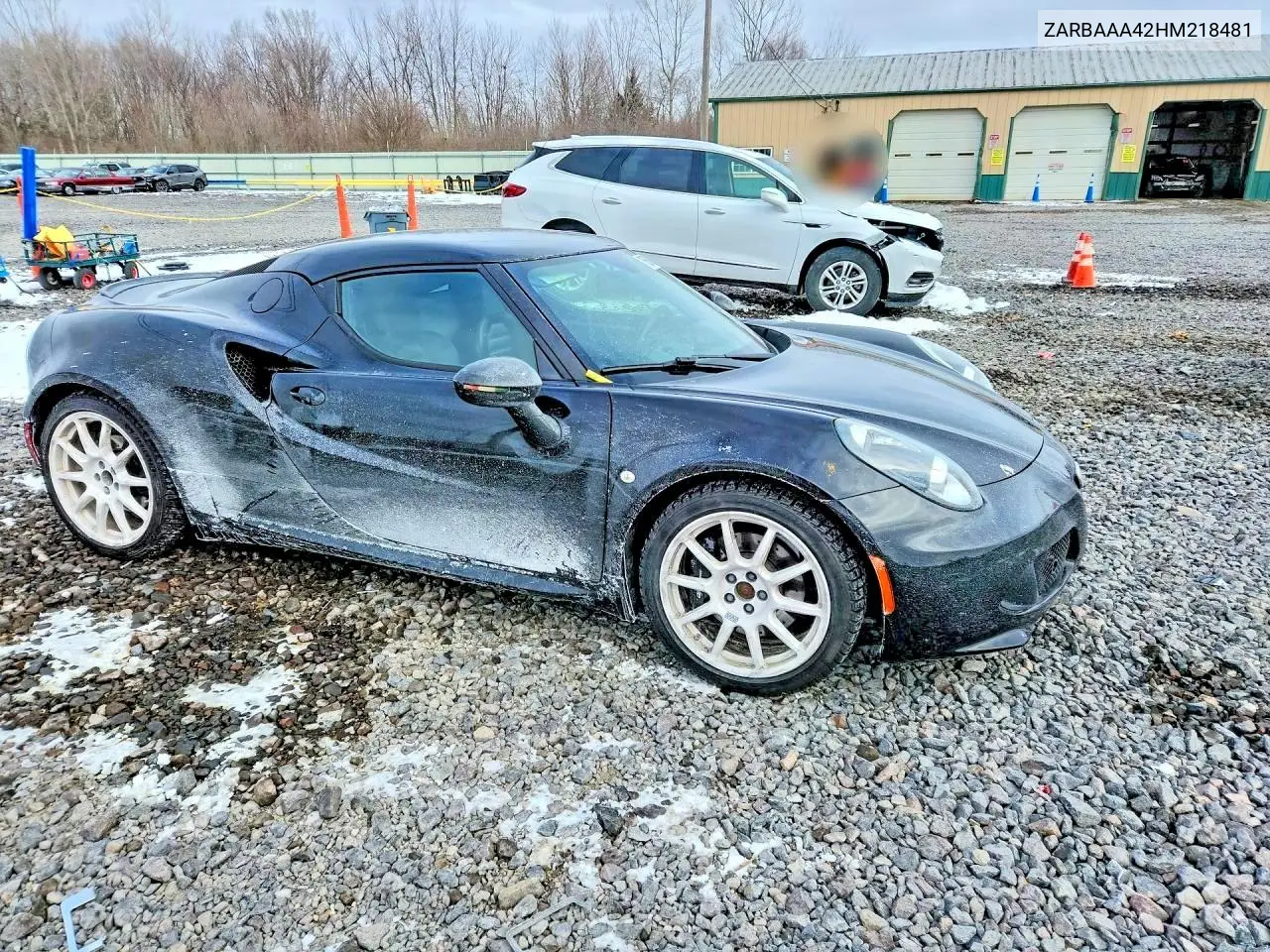 2017 Alfa Romeo 4C VIN: ZARBAAA42HM218481 Lot: 75505415