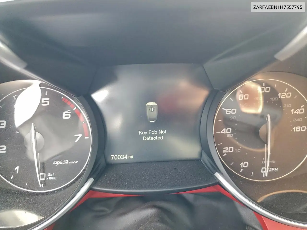ZARFAEBN1H7557795 2017 Alfa Romeo Giulia