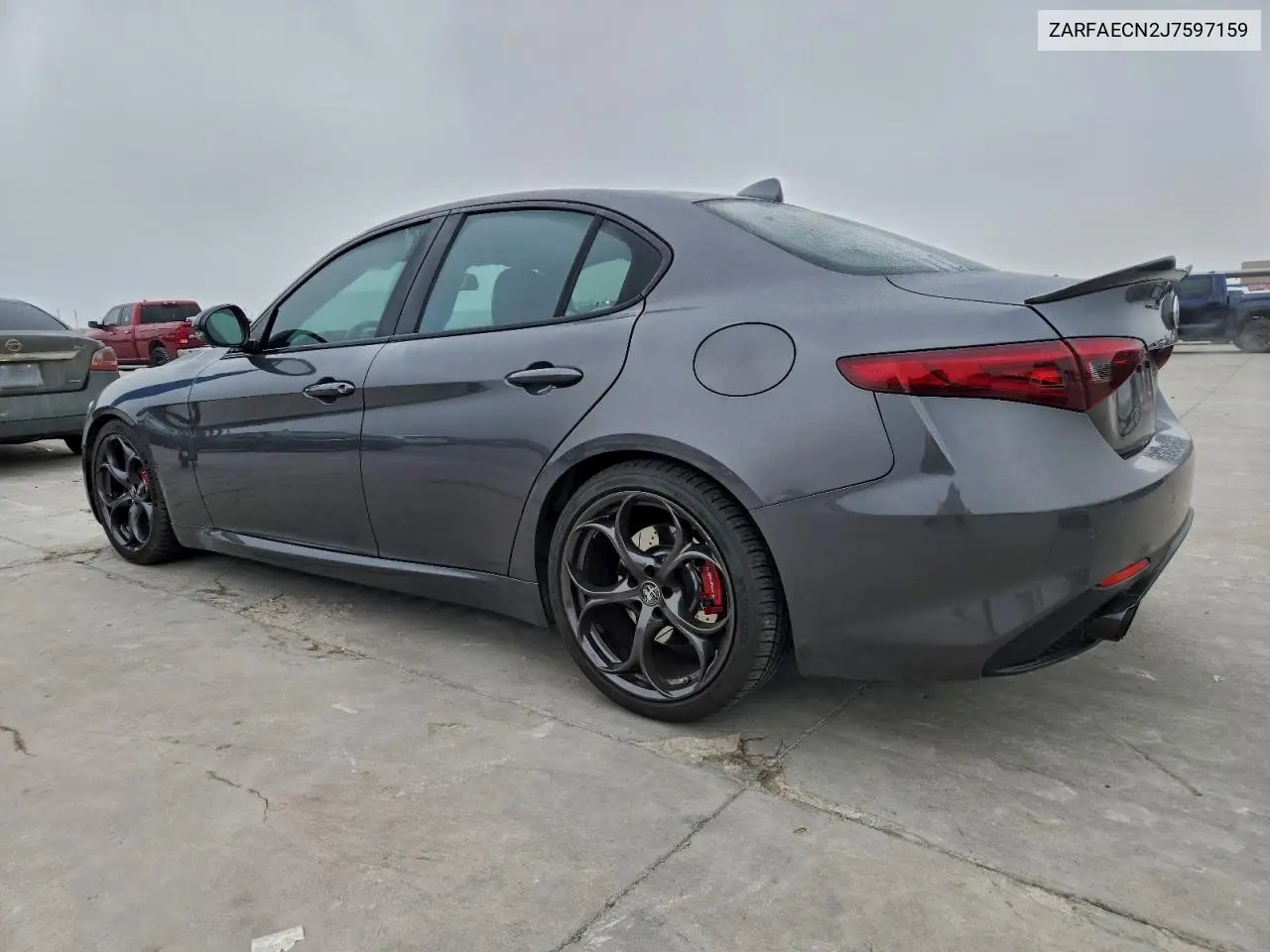ZARFAECN2J7597159 2018 Alfa Romeo Giulia Ti