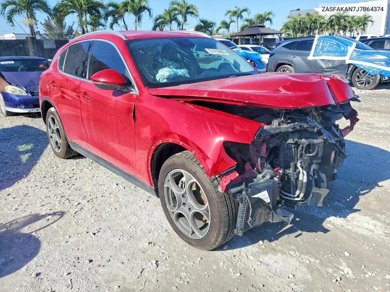 ZASFAKAN7J7B64374 2018 Alfa Romeo Stelvio