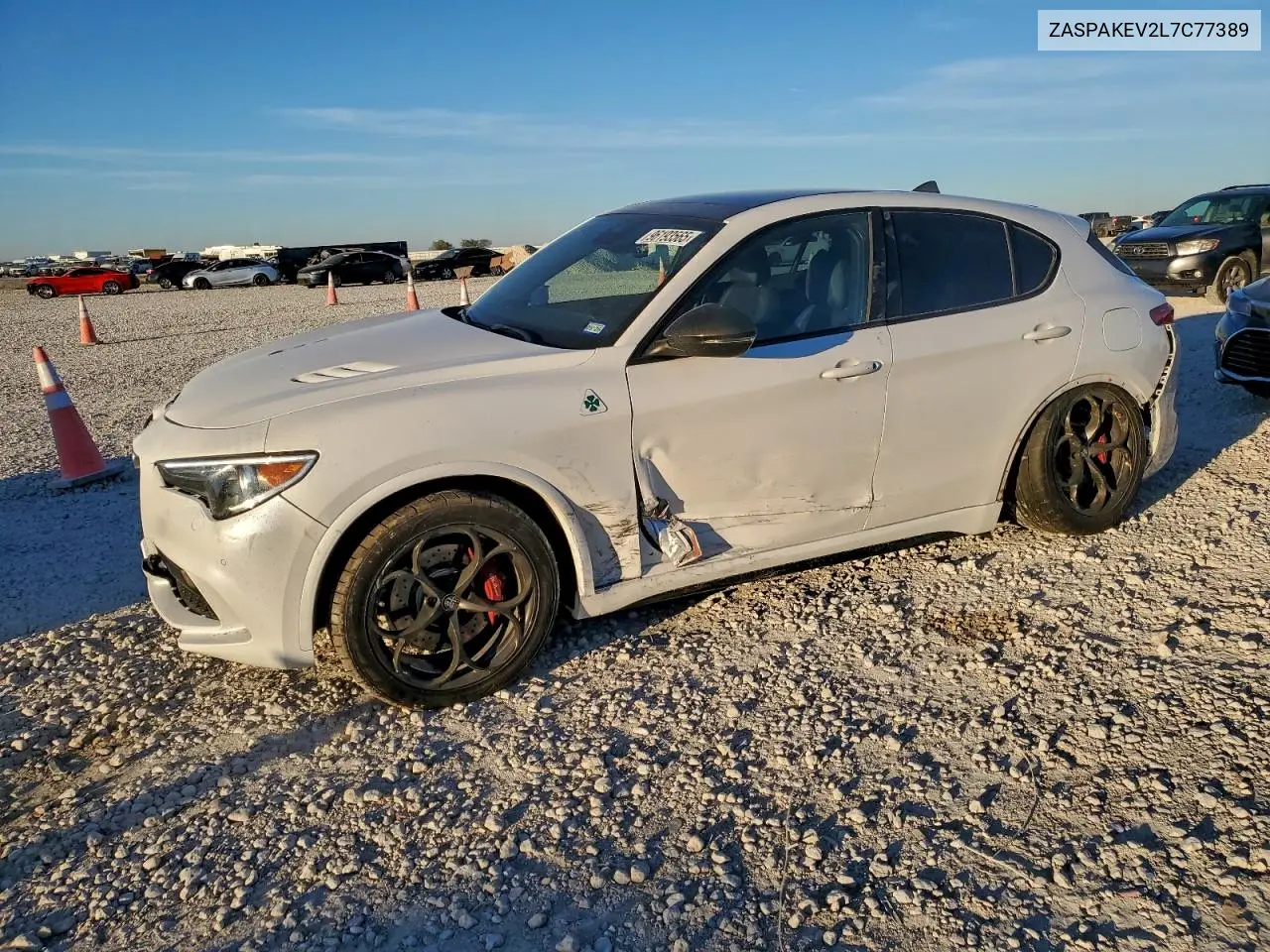 ZASPAKEV2L7C77389 2020 Alfa Romeo Stelvio Quadrifoglio